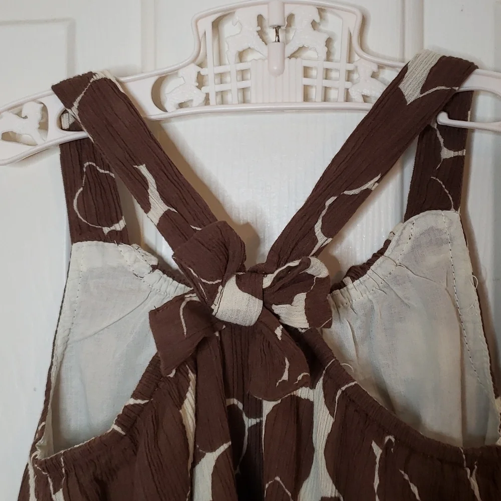 Genuine Kids OshKosh Brown Floral Dress NWT Size 3T - Picture 7 of 10